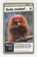 Super dieren no.112 Rode oeakari... [2744]  [VeOvSu], Verzamelen, Supermarktacties, Albert Heijn, Ophalen of Verzenden