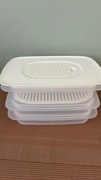 Tupperware stapelschalen voor kaas en beleg, Huis en Inrichting, Keuken | Tupperware, Ophalen, Nieuw, Schaal
