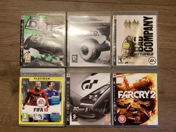 PS3 Games - Dirt, Skate, Battlefield, FIFA, GT, Far Cry beschikbaar voor biedingen