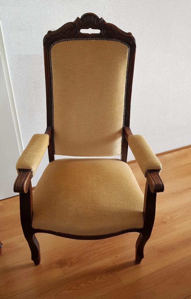 Antieke Voltaire fauteuil, Antiek en Kunst, Antiek | Meubels | Stoelen en Banken, Ophalen