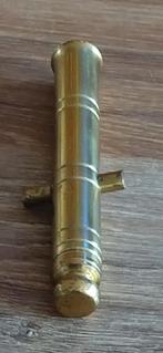 miniatuur kanon loop/ koper messing, volgnr 23, Ophalen of Verzenden, Landmacht, Nederland, Overige typen