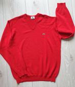 Trui.  Maat L/XL. (6)  Lacoste  rood, Kleding | Heren, Truien en Vesten, Maat 52/54 (L), Lacoste, Ophalen of Verzenden, Zo goed als nieuw