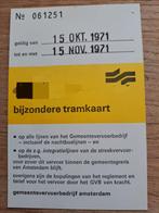 BIJZONDERE TRAMKAART uit 1971, Ophalen of Verzenden, Zo goed als nieuw, Tram, Overige typen