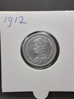 Halve gulden 1912 koningin Wilhelmina, Postzegels en Munten, Munten | Nederland, ½ gulden, Zilver, Ophalen of Verzenden, Koningin Wilhelmina