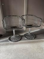 Vintage Chroom draadstoelen Wire Chairs Mid Century UNIEK, Huis en Inrichting, Stoelen, Ophalen