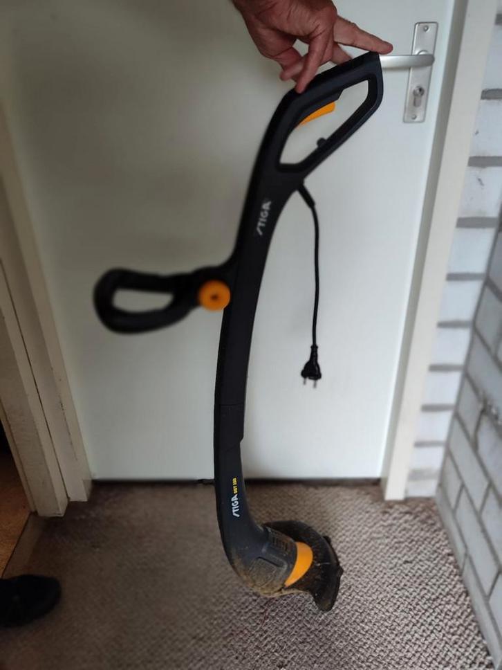 Stiga SGT 350 Grastrimmer - Elektrisch, Tuin en Terras, Grastrimmers, Gebruikt, Elektrisch, Minder dan 10 cm, Ophalen of Verzenden