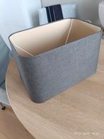 Taupe linnen lampenkap - groot formaat, Huis en Inrichting, Lampen | Lampenkappen, Ophalen, 25 tot 50 cm, Bruin, Zo goed als nieuw