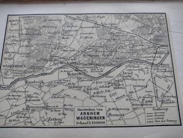 K 11 Arnhem / Wageningen/ Bennekom/ Driel Foto Litho 1887 beschikbaar voor biedingen
