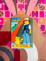 Ash Ketchun Pikachu TOPPS Vintage Pokemon, Hobby en Vrije tijd, Verzamelkaartspellen | Pokémon, Verzenden, Zo goed als nieuw, Losse kaart