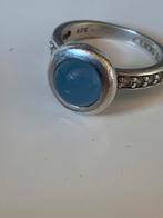 Ti Sento ring blauw zirkonia zilver 15,3 mm, Met edelsteen, Dame, Zilver, Verzenden