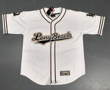 Long beach state university baseball jersey ncaa white  by c