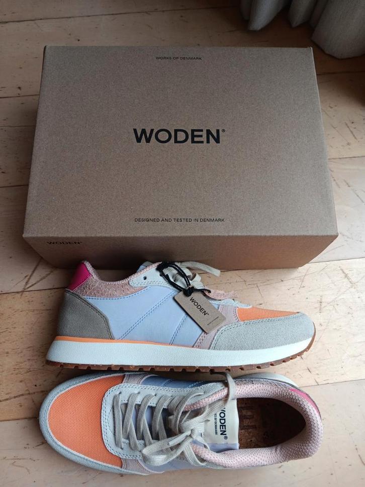 NEW Woden 38 Ronja Space Multi, Kleding | Dames, Schoenen, Nieuw, Sneakers of Gympen, Roze, Ophalen of Verzenden
