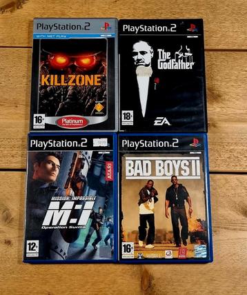 PS2 bundel – The Godfather + Killzone + Bad Boys II + MI beschikbaar voor biedingen