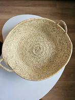 Schaal palmblad uit Marokko XL, Huis en Inrichting, Woonaccessoires | Schalen en Manden, Schaal, Rond, Ophalen of Verzenden, Tropical Home