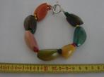 Etnische duurzame armband van Tagua noot. 23 cm., Sieraden, Tassen en Uiterlijk, Armbanden, Ophalen of Verzenden, Nieuw, Overige kleuren