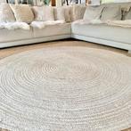 Sisal de luxe - crème rond vloerkleed- fotoshoot, 150 tot 200 cm, Crème, 150 tot 200 cm, Rond