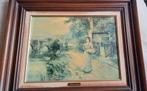 E.walbourn schilderij breedte 58, hoogte 48cm, Antiek en Kunst, Ophalen of Verzenden