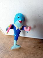 Novotel Dolfi rubberen dolfijn figuur 12cm met hoorn en pen, Verzamelen, Ophalen of Verzenden, Gebruikt