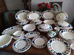 Antiek eetservies Societe Ceramique serie Boerenbont 418, Antiek en Kunst, Antiek | Servies los, Ophalen of Verzenden