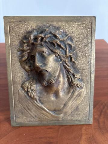 Bronzen Reliëf Jezus Christus beschikbaar voor biedingen