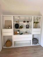 Fjalkinge IKEA kast/ 3 delen/ metaal en hout/ verstelbaar, Huis en Inrichting, Ophalen, Gebruikt, Met lade(s), Metaal