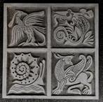 beeldhouwwerk, letterkapwerkstuk DE DIERENRIEM 2, Antiek en Kunst, Kunst | Beelden en Houtsnijwerken, Ophalen of Verzenden