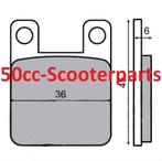Remblokset Novascoot Organic Ft3015, Motoren, Ophalen of Verzenden, 50cc-Scooterparts, Info@50cc-scooterparts.nl, Veen