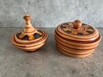 Vintage Voorraadpotten Set, Ophalen, Schaal, Rond, Zo goed als nieuw
