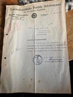 brief nsdap met stempel, Ophalen of Verzenden, Nederland