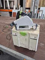Festool invalzaag in koffer., Ophalen of Verzenden, 1200 watt of meer, Invalzaag, 30 tot 70 mm