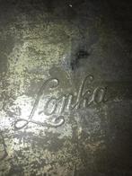 Antieke Lonka Blik trommel, Ophalen of Verzenden