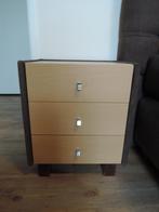 2 lade kastjes voor naast het bed , bed kastjes, Ophalen, Gebruikt, Overige materialen, 50 tot 100 cm