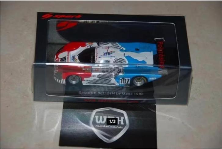 SALE !! 1:43 SPICE 88C LEMANS 1988 SPARK S4768 WRH, Hobby en Vrije tijd, Modelauto's | 1:43, Zo goed als nieuw, Auto, Overige merken