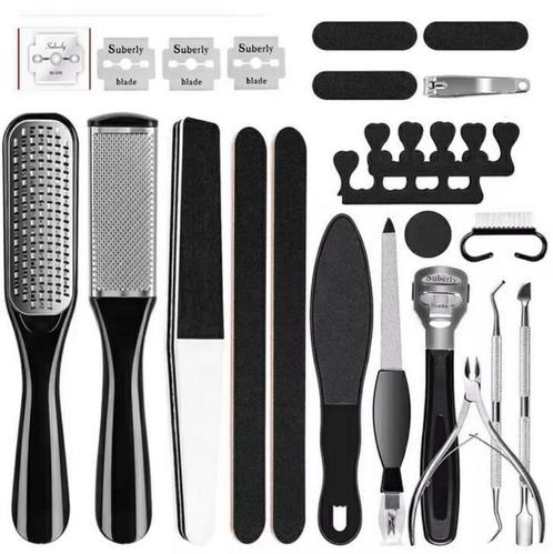 23-delige volledige pedicureset voor pedicuresalon en eelt, Sieraden, Tassen en Uiterlijk, Uiterlijk | Lichaamsverzorging, Nieuw