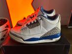 Nike Air Jordan 3 True Blue (2011) - Maat 42,5, Kleding | Heren, Schoenen, Verzenden, Wit, Nike, Sneakers of Gympen