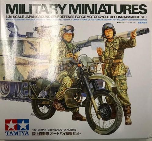 Coelianmodels, Tamiya 35245, Motor recon team, 1/35, € 19,99, Hobby en Vrije tijd, Modelbouw | Auto's en Voertuigen, Nieuw, Tank