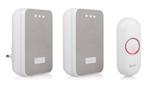 Deurbel Byron wit Draadloze set - 150m Bereik - waterdicht, Huis en Inrichting, Ophalen of Verzenden, Zo goed als nieuw