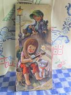 oude prent/ oude prent op hardboard/ prenten 60-er jaren, Verzamelen, Foto's en Prenten, Gebruikt, Ophalen of Verzenden, Voor 1940