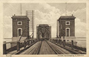 Moerdijk - Grootste Spoorwegbrug in Nederland - 1918 gelopen beschikbaar voor biedingen