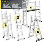 Rolsteiger stelling ladder steiger kamersteiger GRATIS BZRGD, Doe-het-zelf en Verbouw, Steigers, Rolsteiger of Kamersteiger, Gebruikt
