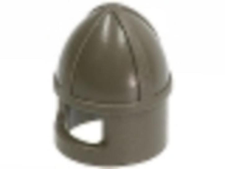 Lego Castle Helmen Boogschutter Helm Donker Grijs 3896, Kinderen en Baby's, Speelgoed | Duplo en Lego, Zo goed als nieuw, Lego