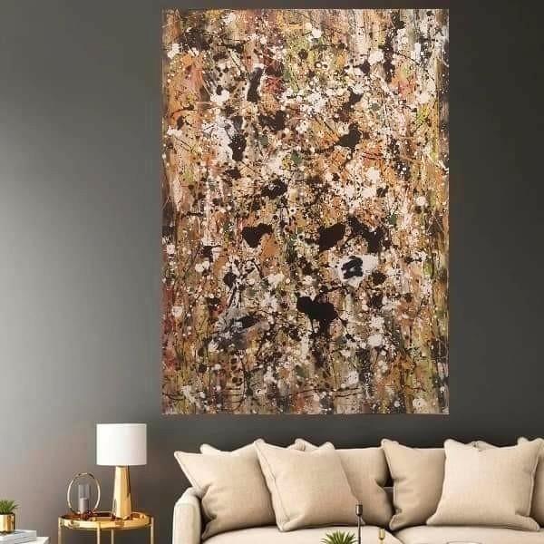 Schilderij, Antiek en Kunst, Kunst | Schilderijen | Abstract, Ophalen