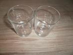 2 Borrelglaasjes, Ophalen of Verzenden, Gebruikt, Borrel- of Shotglas