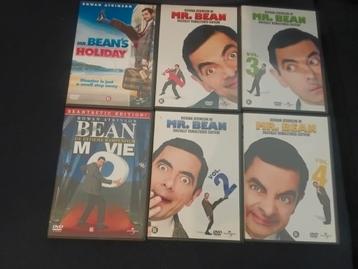 6 dvds mr bean  beschikbaar voor biedingen