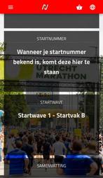 Startnummer halve marathon Utrecht, Ophalen of Verzenden