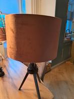 2 lampenkappen 1 met een staander, Huis en Inrichting, Lampen | Lampenkappen, Rond, Nieuw, Ophalen of Verzenden, Bruin
