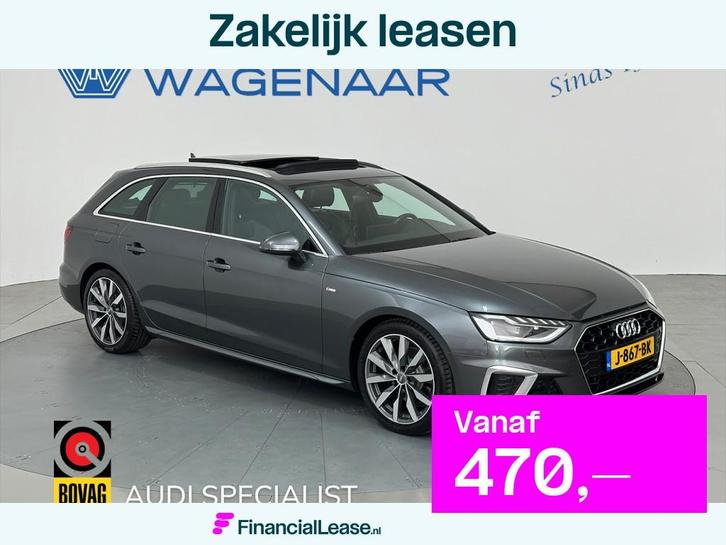 Audi A4 35 TFSI LAUNCH EDITION SPORT PANORAMADAK, Auto's, Audi, Bedrijf, Lease, Financial lease, A4, ABS, Airbags, Airconditioning