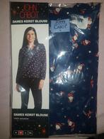 John Cabot Kerstblouse Maat M Nieuw zara h&m 💫, Kleding | Dames, Maat 38/40 (M), Blauw, Nieuw, Ophalen of Verzenden
