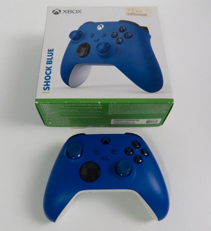 Xbox Series Controller Shock Blue - 2 Jaar Garantie, Spelcomputers en Games, Spelcomputers | Xbox | Accessoires, Zo goed als nieuw
