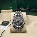 Rolex Datejust 41 126334 2020 Wimbledon Dial Jubilee Fluted, Ophalen, Zo goed als nieuw, Staal, Rolex